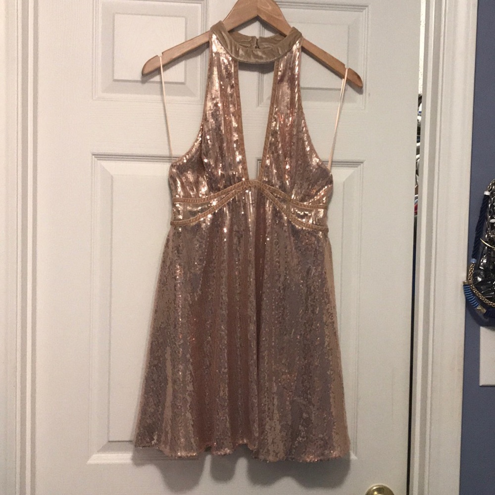 Free People Sequined mini dress